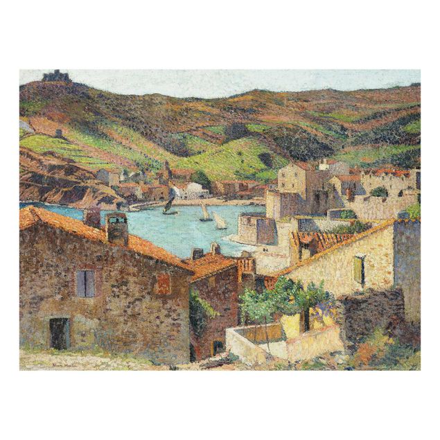 Tableau de ville Henri Martin - Le village à Port Collioure