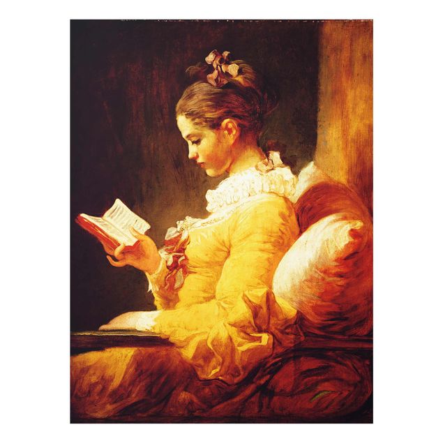 Tableaux reproduction Jean Honoré Fragonard - Jeune fille en train de lire