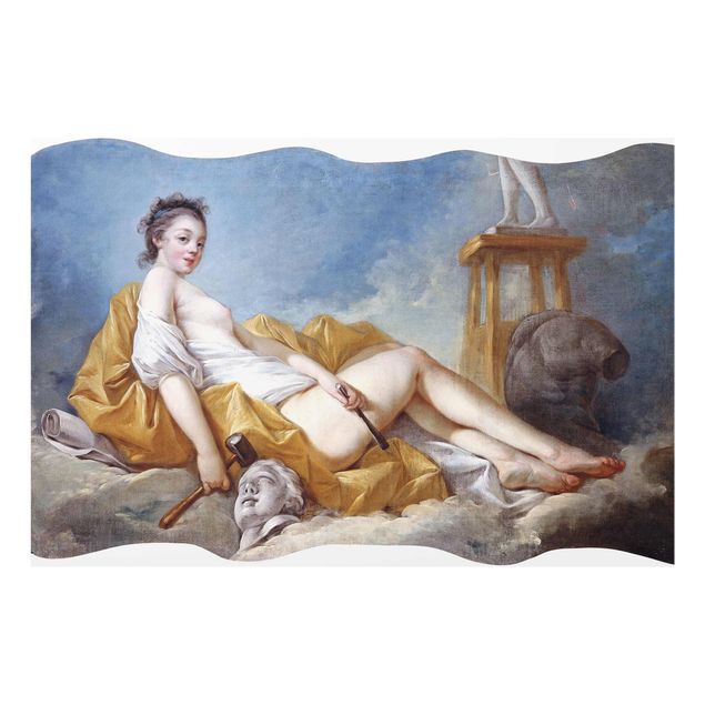 Tableaux reproductions Jean Honoré Fragonard - Personnification de la Sculpture