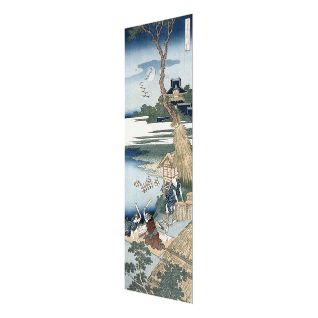Tableaux famille Katsushika Hokusai - Un paysan traversant un pont