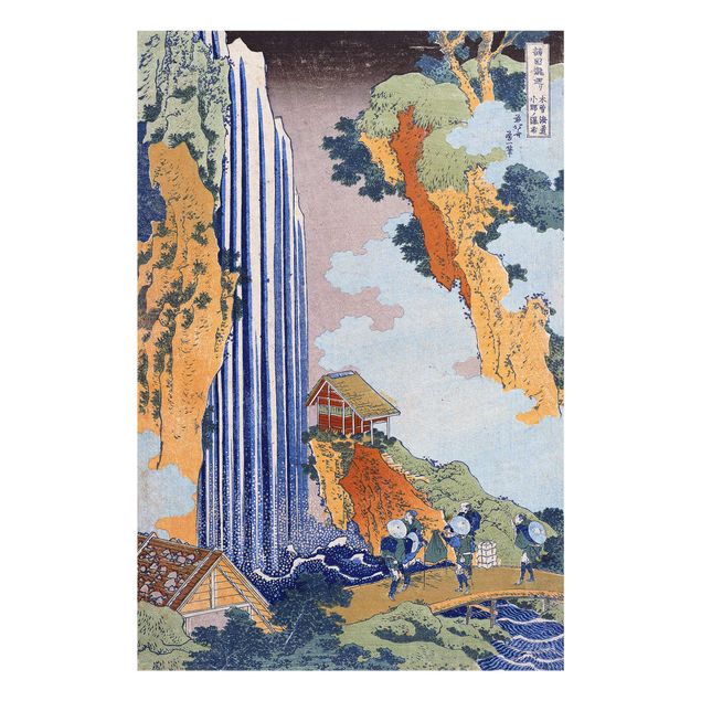 Tableaux modernes Katsushika Hokusai - Cascade d'Ono sur la Kisokaidô