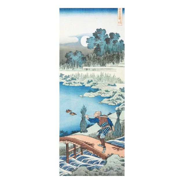 Tableau deco nature Katsushika Hokusai - Porteurs de riz (Tokusagari)