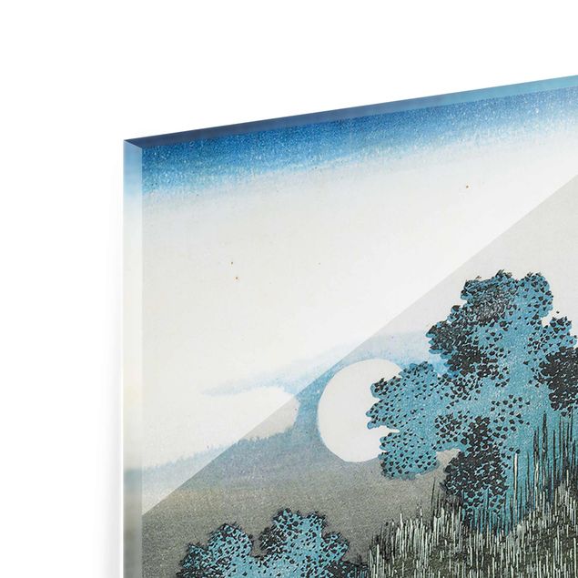 Tableau deco bleu Katsushika Hokusai - Porteurs de riz (Tokusagari)