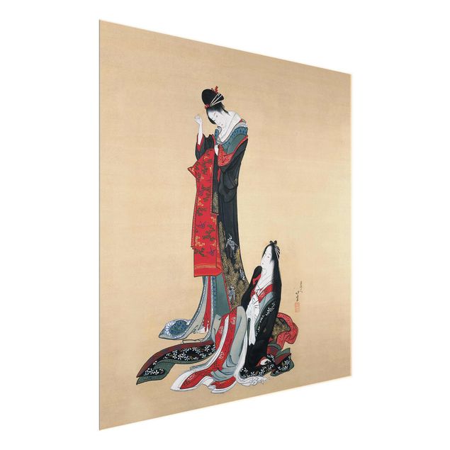Tableau portraits Katsushika Hokusai - Deux courtisanes