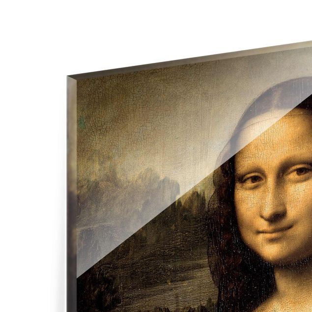 Tableau vert Leonardo da Vinci - La Joconde