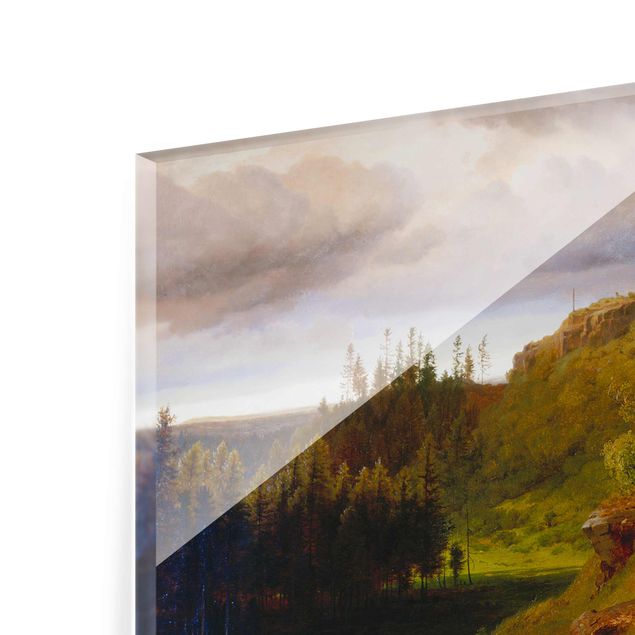 Tableau deco nature Louis Gurlitt - Paysage des montagnes géantes