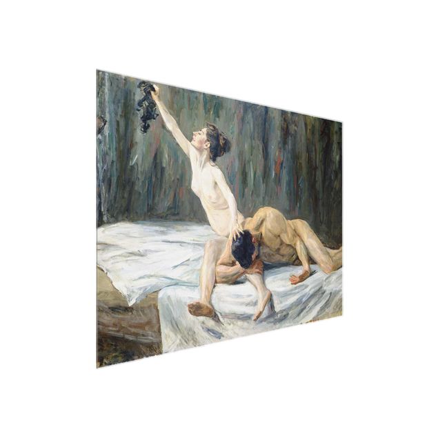 Tableaux en verre nu & érotisme Max Liebermann - Samson et Delilah