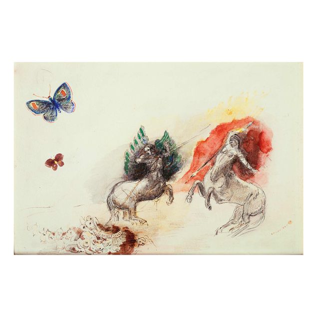 Tableaux reproductions Odilon Redon - Bataille des Centaures