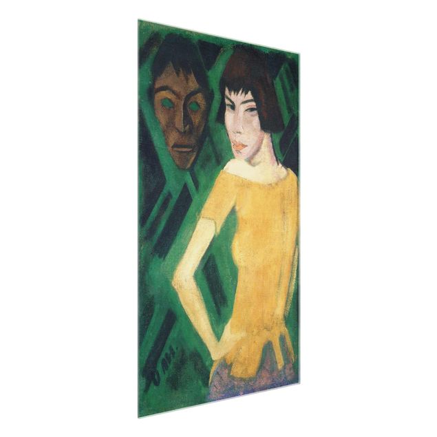 Tableaux moderne Otto Mueller - Masha avec masque