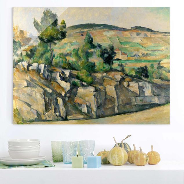 Décorations cuisine Paul Cézanne - Colline en Provence