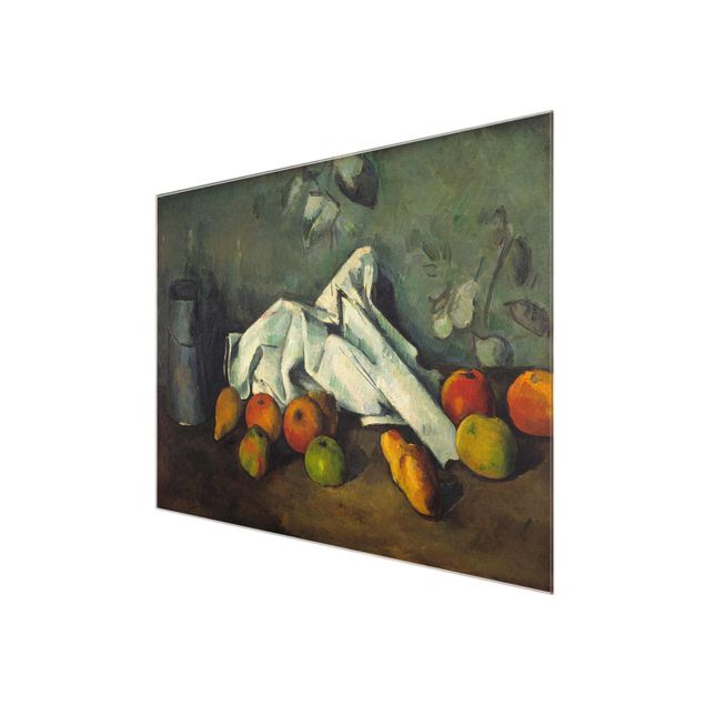 Tableaux reproductions Paul Cézanne - Nature morte avec bidon de lait et pommes