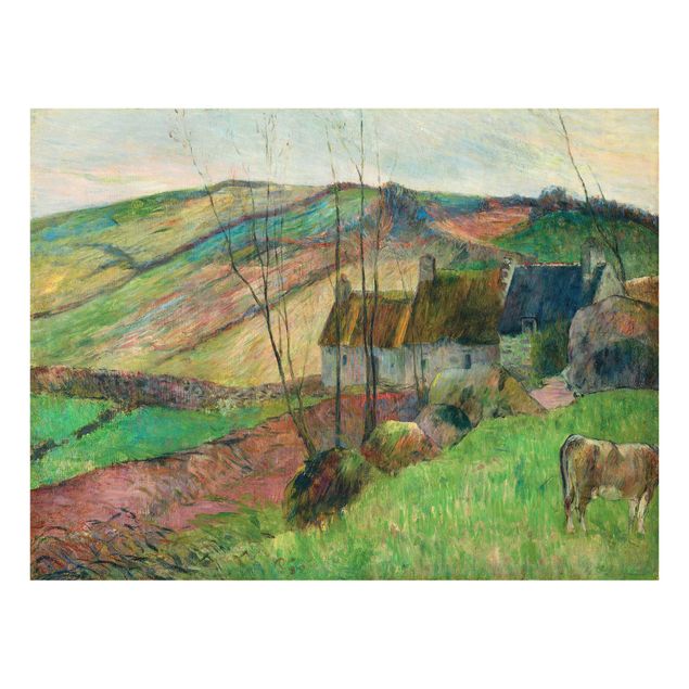 Décoration artistique Paul Gauguin - Chalets sur le flanc de la Montagne Sainte-Marguerite
