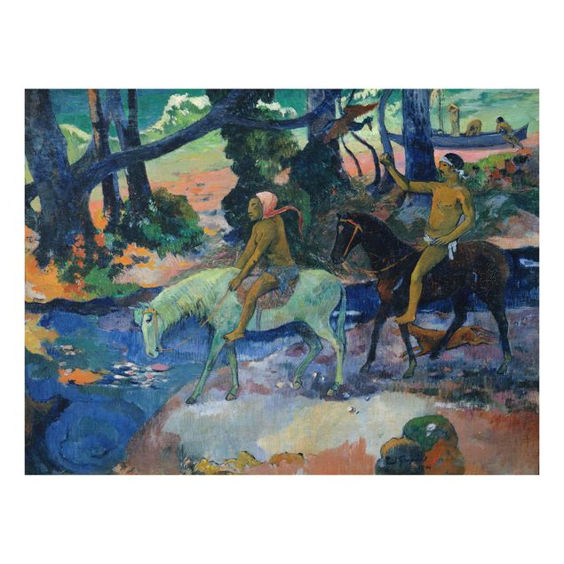 Tableaux animaux Paul Gauguin - L'évasion, le gué