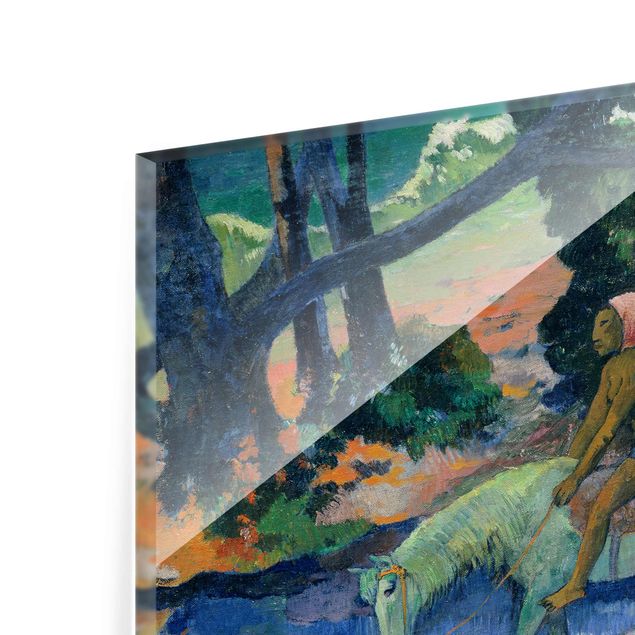 Tableau bleu Paul Gauguin - L'évasion, le gué