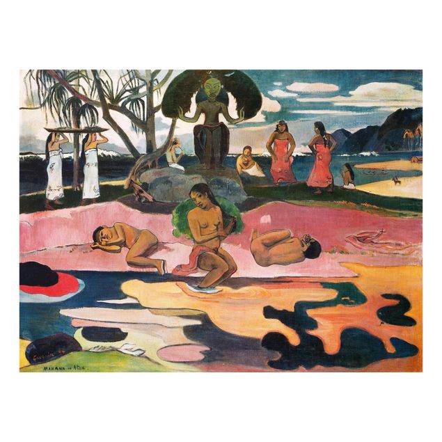 Tableau bord de mer Paul Gauguin - Le jour des dieux (Mahana No Atua)