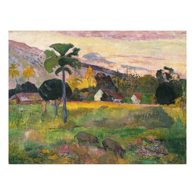 Tableau moderne Paul Gauguin - Haere Mai (Viens ici)