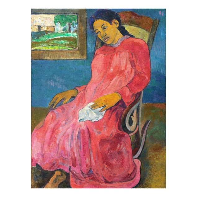 Tableau portrait Paul Gauguin - Faaturuma (Mélancolique)