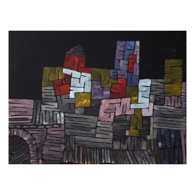 Tableaux en verre abstraits Paul Klee - Ancienne maçonnerie Sicile
