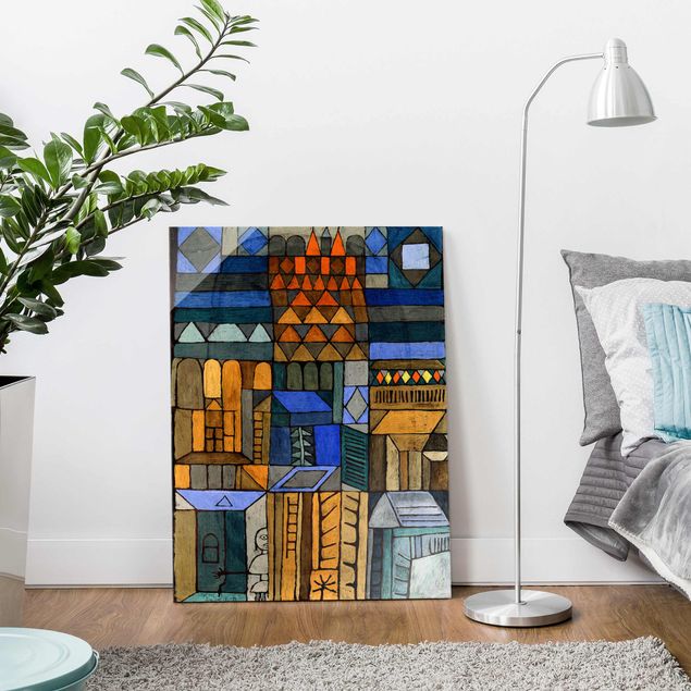 Tableaux en verre architecture & skyline Paul Klee - Fraîcheur naissante