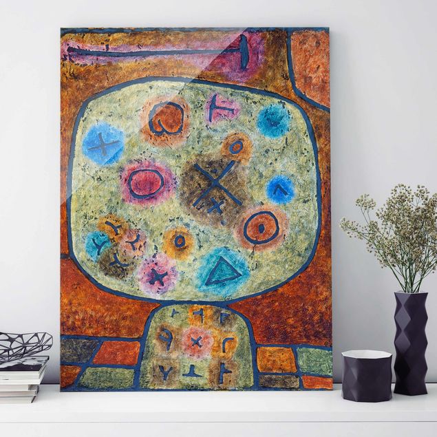 Déco murale cuisine Paul Klee - Fleurs dans la pierre