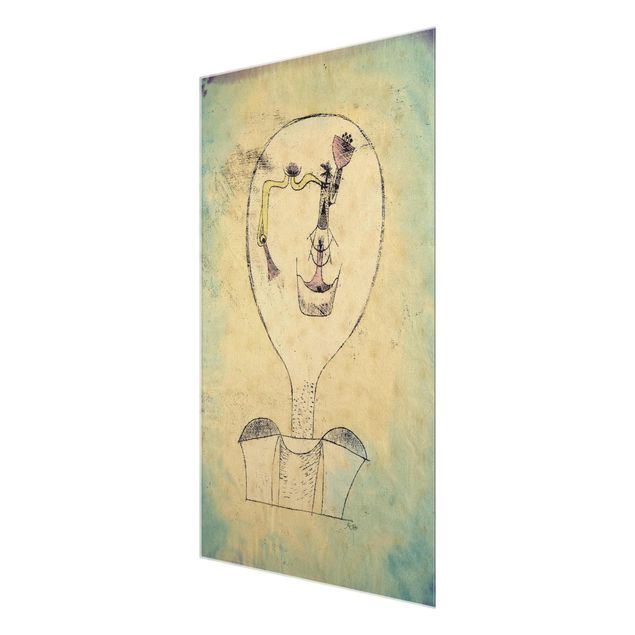 Tableaux turquoise Paul Klee - Le bourgeon du sourire