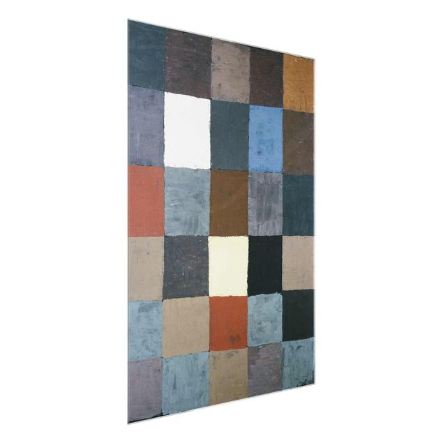 Tableaux modernes Paul Klee - Tableau des couleurs (sur gris)