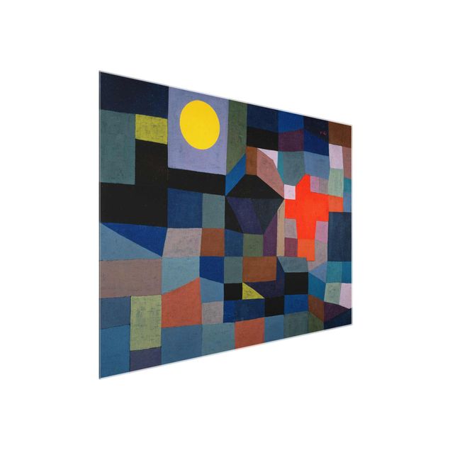 Tableaux modernes Paul Klee - Feu à la pleine lune