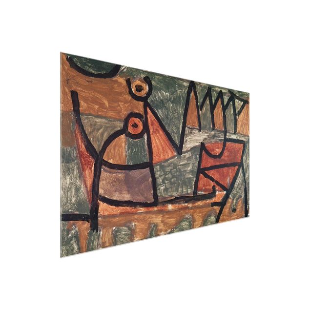 Tableau moderne Paul Klee - Voyage en bateau sinistre