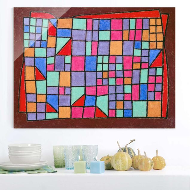 Déco mur cuisine Paul Klee - Façade de verre