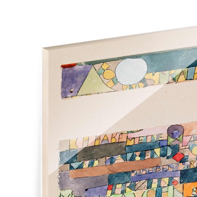 Tableaux Paul Klee Paul Klee - La lune est haute et brillante...