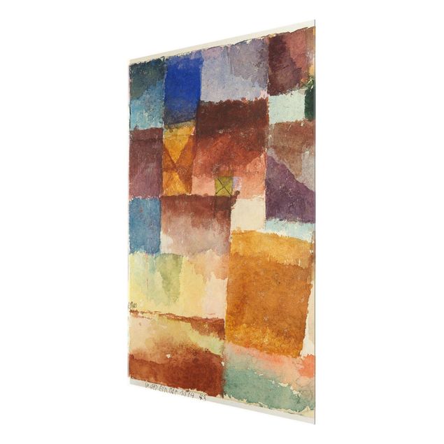 Tableau marron moderne Paul Klee - Dans le terrain vague