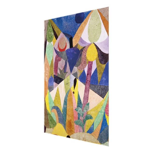 Tableau verre paysage Paul Klee - Paysage tropical doux