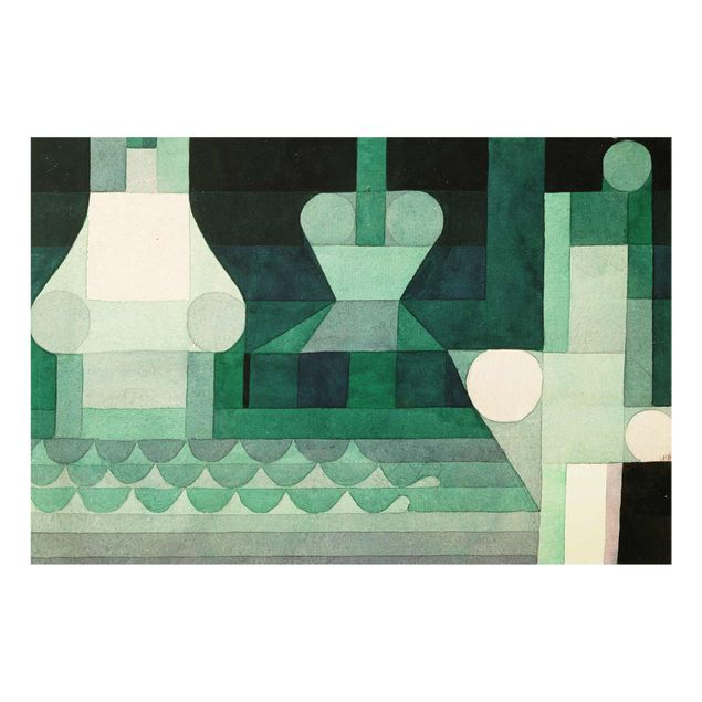 Tableau art abstrait Paul Klee - Écluses