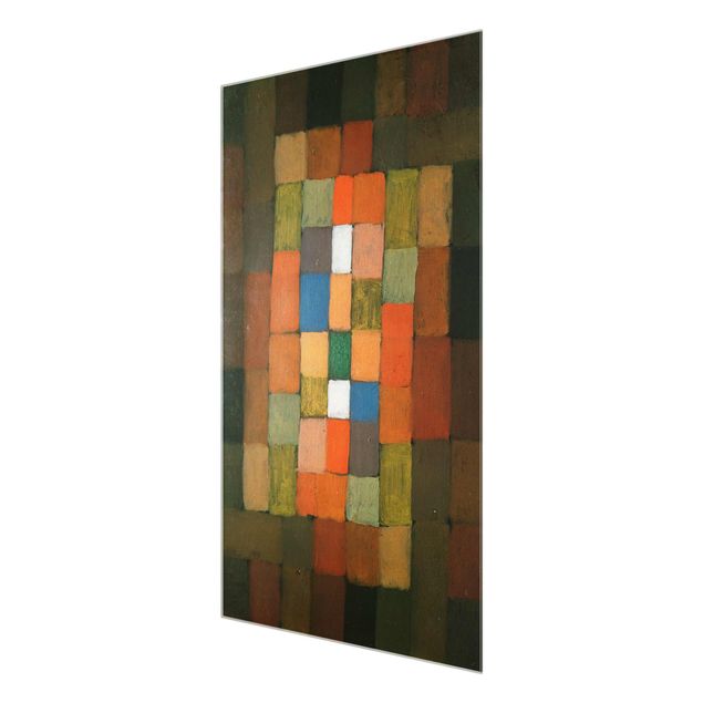 Tableau orange Paul Klee - Augmentation statique-dynamique