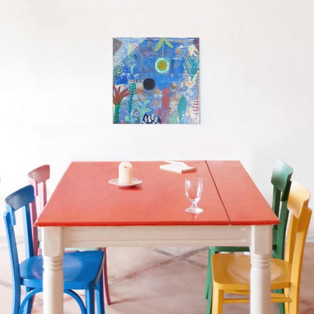 Tableaux en verre abstraits Paul Klee - Paysage englouti