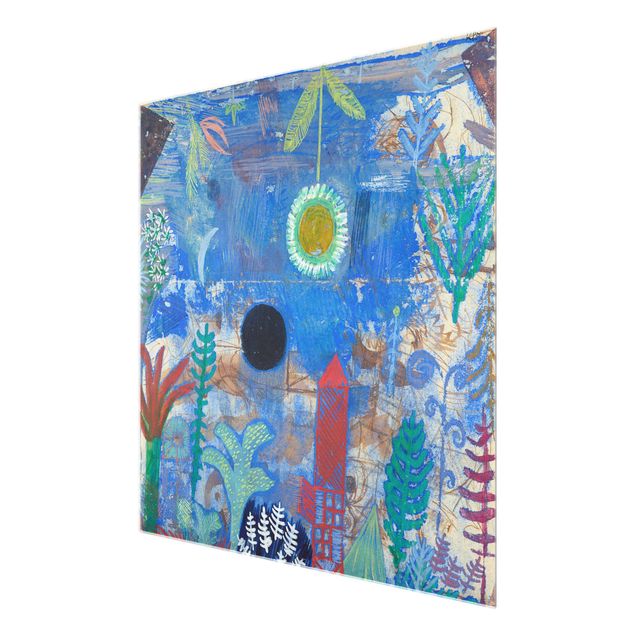 Tableau deco bleu Paul Klee - Paysage englouti