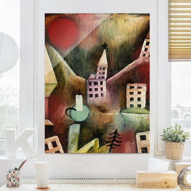 Tableaux Artistiques Paul Klee - Village détruit