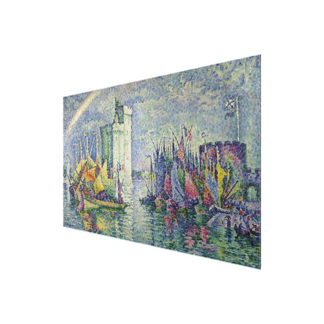 Tableaux reproduction Paul Signac - Arc-en-ciel au port de La Rochelle