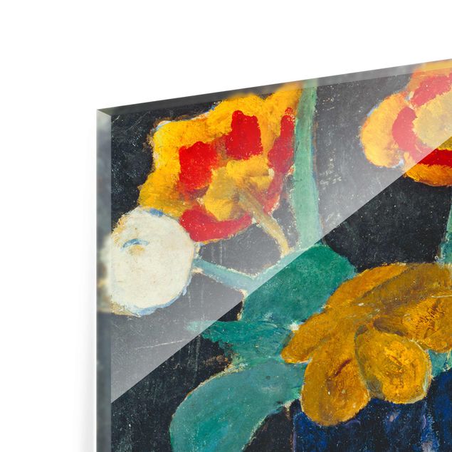 Tableau multicolor Paula Modersohn-Becker - Nature morte avec tulipes
