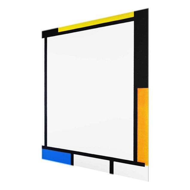 Tableau abstrait Piet Mondrian - Composition II