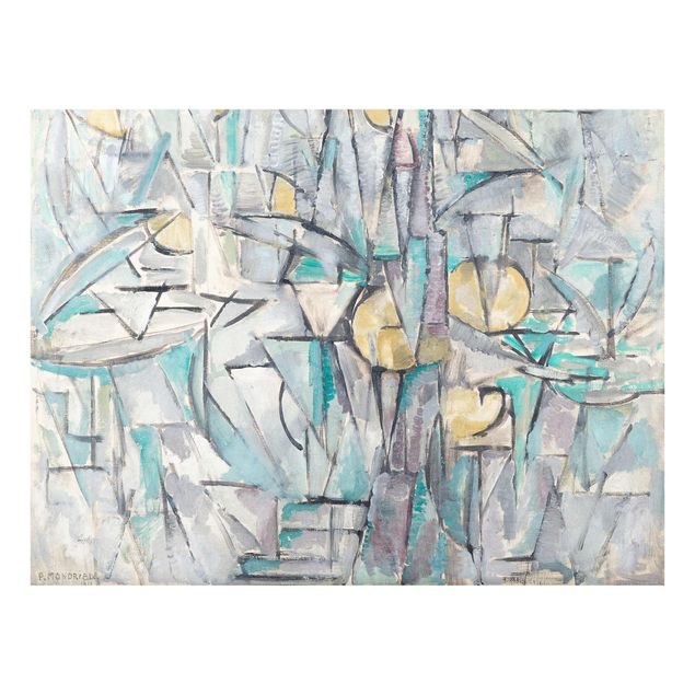 Tableaux moderne Piet Mondrian - Composition X