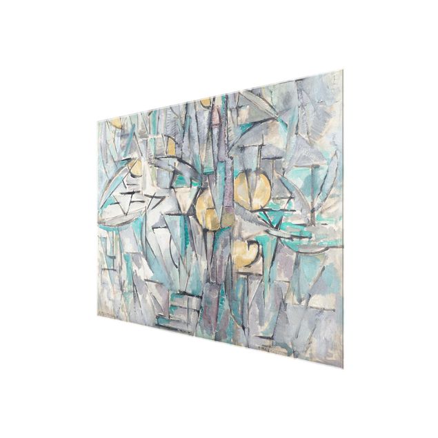 Tableaux abstraits Piet Mondrian - Composition X
