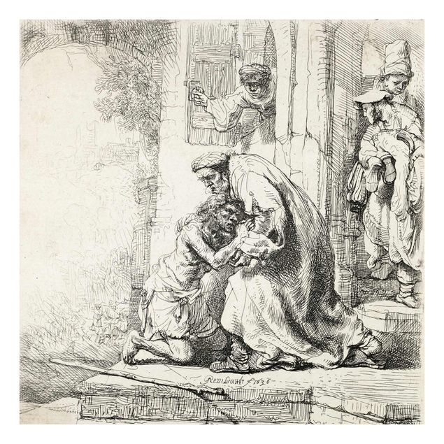 Tableaux portraits Rembrandt van Rijn - Le retour du fils prodigue