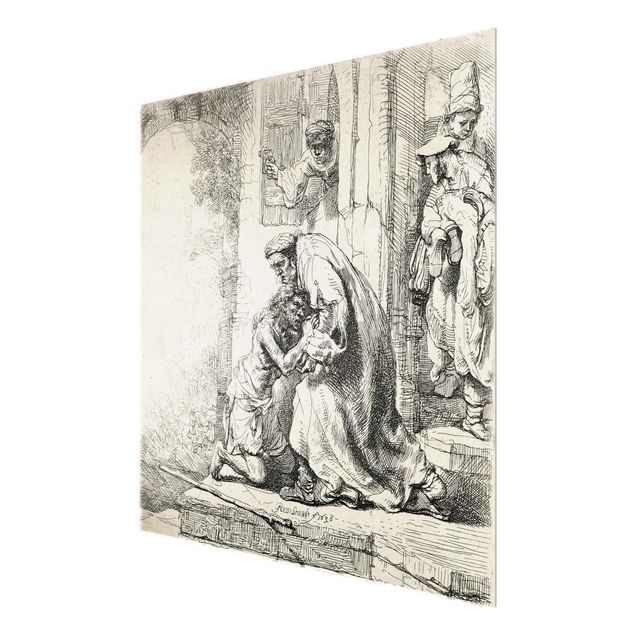 Tableau reproduction Rembrandt van Rijn - Le retour du fils prodigue