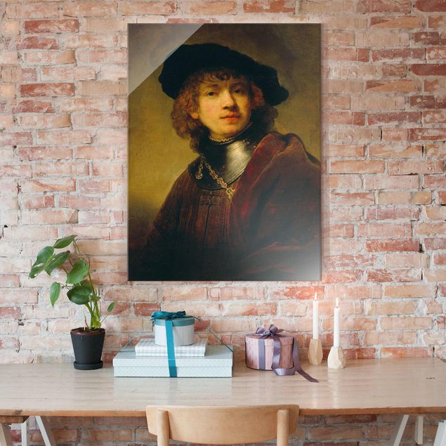 Tableau style baroque Rembrandt van Rijn - Autoportrait