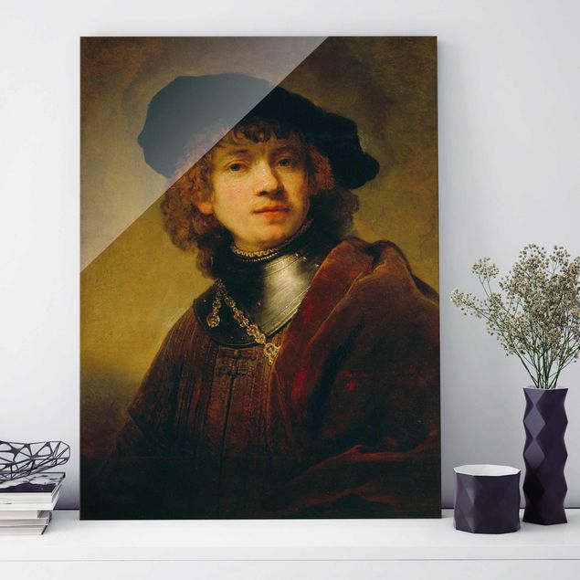 Déco mur cuisine Rembrandt van Rijn - Autoportrait