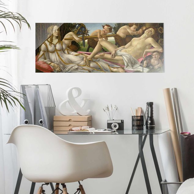Tableau moderne Sandro Botticelli - Vénus et Mars