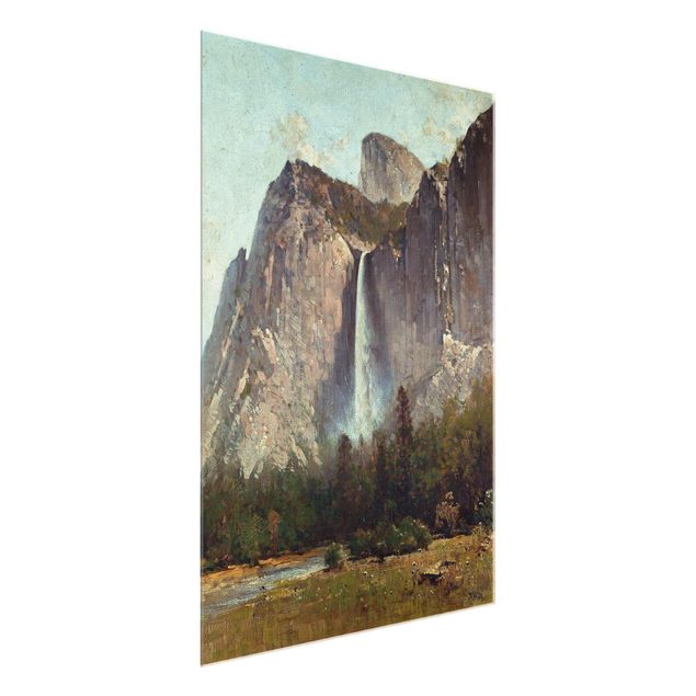 Tableaux Artistiques Thomas Hill - Chutes de Bridal Veil - Vallée de Yosemite