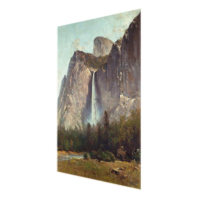 Tableaux modernes Thomas Hill - Chutes de Bridal Veil - Vallée de Yosemite