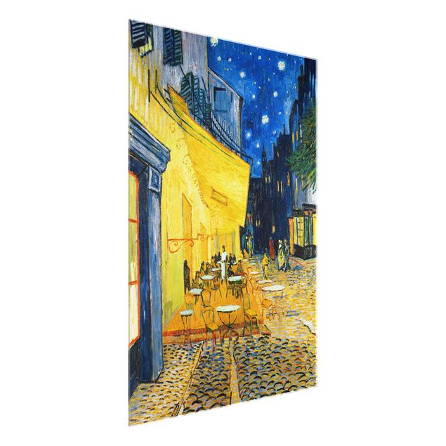 Tableau en pointillisme Vincent van Gogh - Terrasse de café le soir